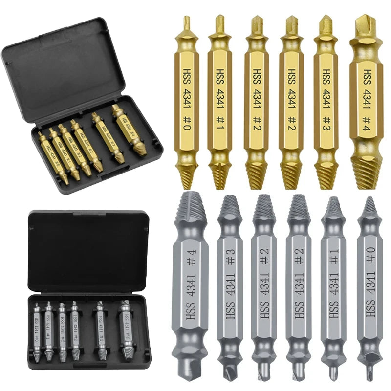 Damaged Screw Extractor Set