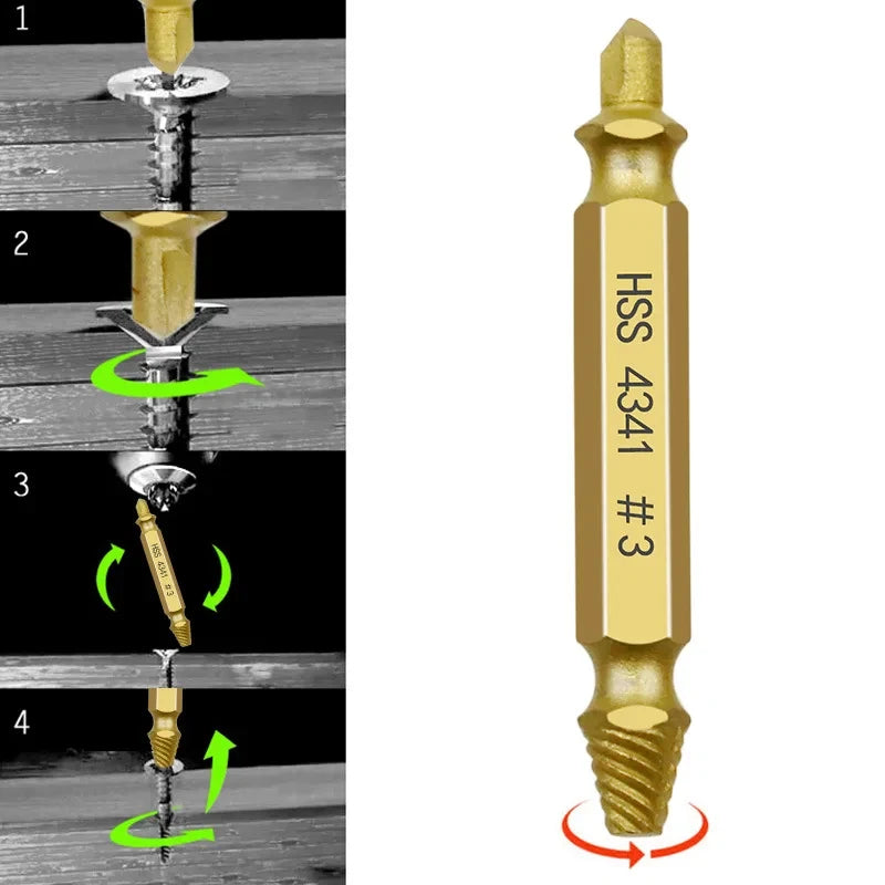 Damaged Screw Extractor Set